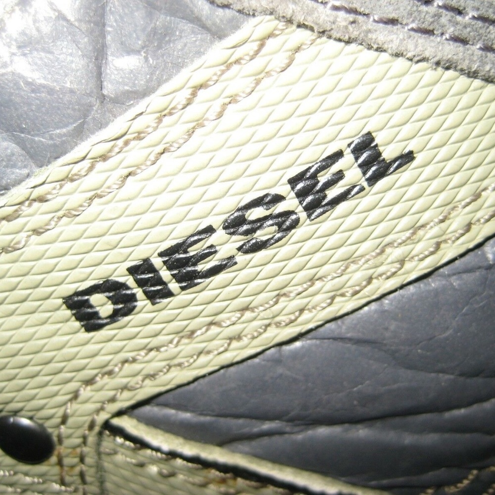DIESEL 2007 "Lawndale" Sneakers 9.5 Grey/Olive - Picture 6 of 7